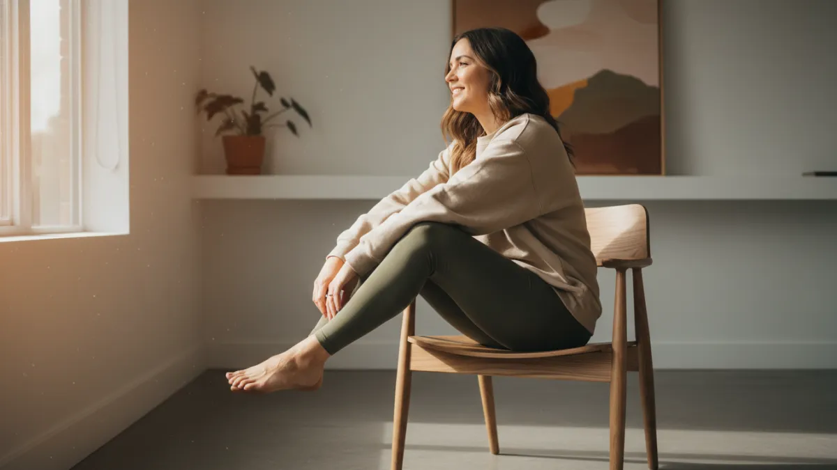 7 exercices sur chaise pour un ventre plat et ferme